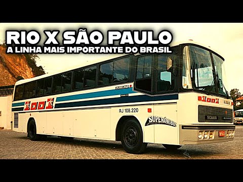 RIO DE JANEIRO x SÃO PAULO – A HISTÓRIA DA LINHA DE ÔNIBUS MAIS IMPORTANTE DO BRASIL 🇧🇷