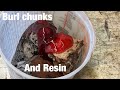 Woodturning-Burl Chunks and Resin