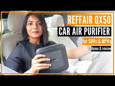 Car air purifier with advanced photocatalytic filtration tec...