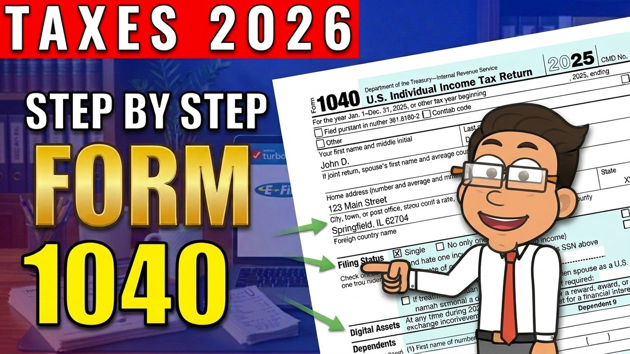 How to Fill Out Form 1040 for 2025 Taxes (Step-by-Step 2026 Guide)