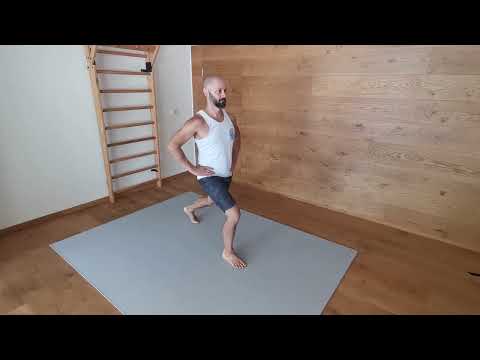 PO04 Ausfallschritt mit Kniebeuge frei links