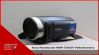 Sony Handycam HDR-CX625 Videokamera - Unboxing Video