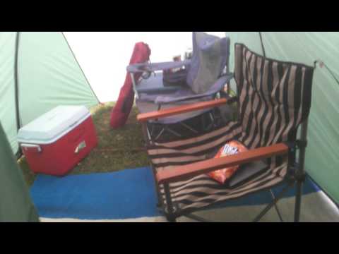 REI Kingdom 8 in the rain