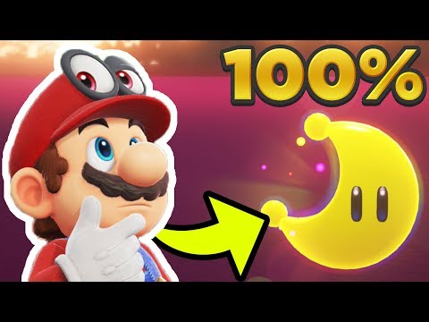 Super Mario Odyssey - Lost Kingdom ALL 35 POWER MOON LOCATIONS! [100% Guide]
