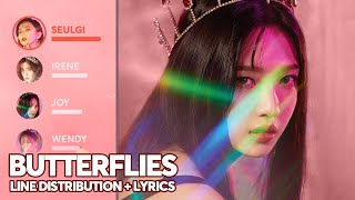 Red Velvet - Butterflies (Line Distribution + Lyrics Color Coded) PATREON REQUESTED