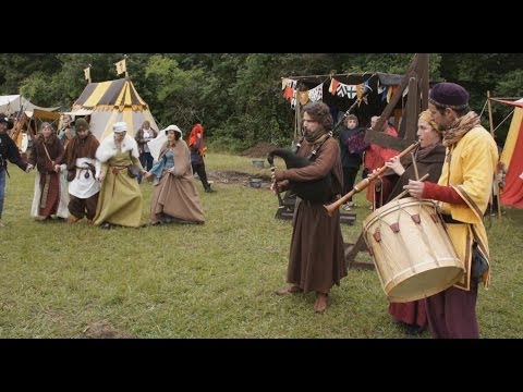 Medieval times and Middle Ages Festival.La fete medievale de Flée.