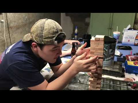 Drunk Jenga trash