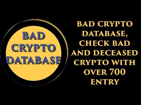Bad Crypto Database