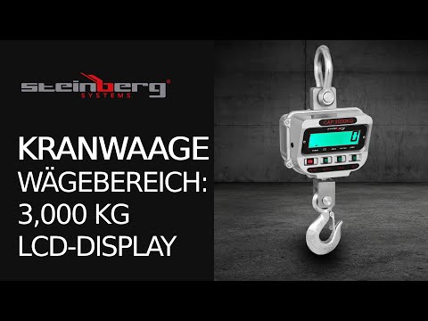 Video - Kranwaage - 3 t / 0,5 kg - LCD