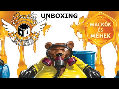 Mackók és Méhek társasjáték - játékbontás - County Geeks
