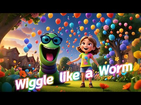 Wiggle Like a Worm! 🪱 Fun Dance Song for Kids | MemoKids Sing-Along & Movement Song #Labubu