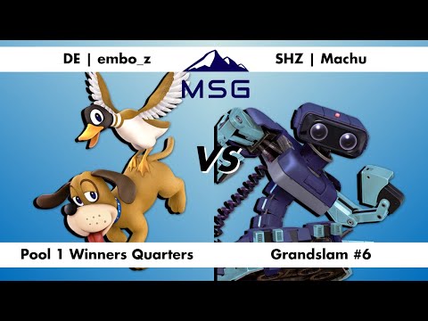 DE | embo_z VS SHZ | Machu, Pool 1, Winners Quarter-Finals, Grandslam #6