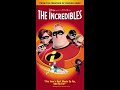 Opening To The Incredibles VHS 2005
