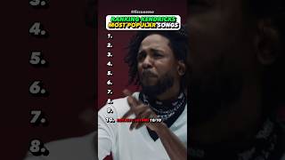Download lagu Kendrick Lamars BIGGEST songs ranked #kendricklamar #damn #rap #hiphop #review mp3