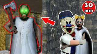 Granny, Ice Scream vs Evil Sleepwalker Granny - funny horror animation (fun mix 17)