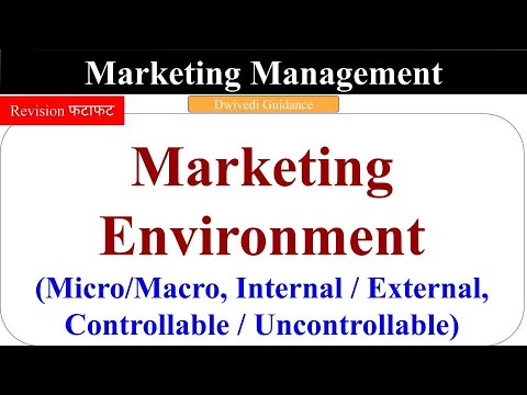 Marketing Environment in marketing management, marketing environment micro and macro, BBA, MBA, BCom