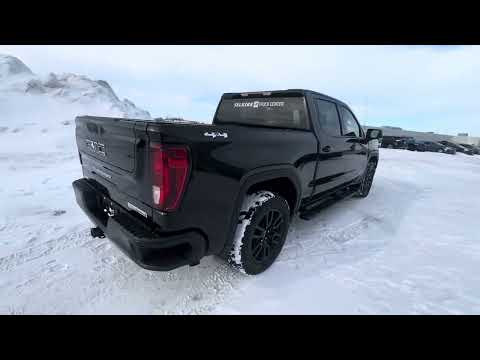 2022 GMC Sierra 1500 Crew Cab Short Box 4-Wheel Drive Elevation in Black for sale at Selkirk GM in Selkirk, MB