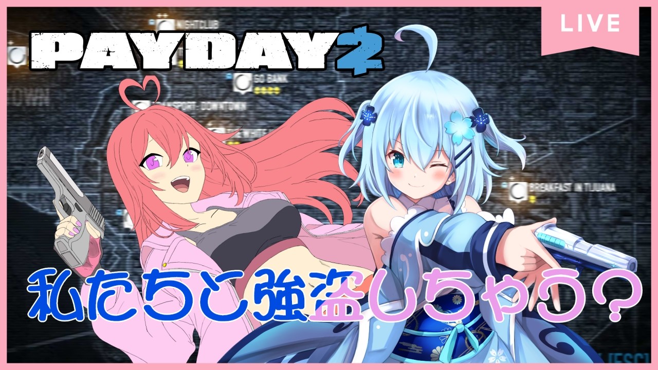 【#payday2   】強盗を本業でするゲームらしい？８【ゲームコラボ】【参加型】