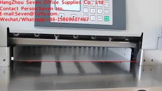 Hydraulic electric paper cutting machine with 670mm width