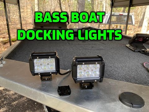 Bass Boat Docking Deck Lights - Lowe Skorpion