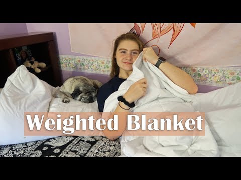 🌼Weighted Blanket |Therapy Gravity Blanket (Anxiety-Insomnia-ADHD-Autism) 👈