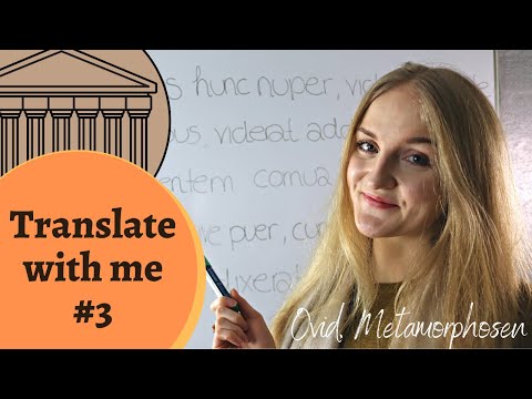 Translate LATIN step by step: OVID, METAMORPHOSES - Translate with me #3