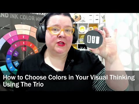 How to choose colors in your visual thinking using The Trio