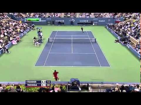 R.Federer  vs J.W.Tsonga US Open 2011