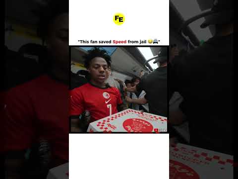 Speed got saved by a fan 😂❤️