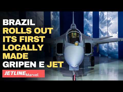 Embraer & Saab Reveal First Brazil-Built Gripen E Fighter