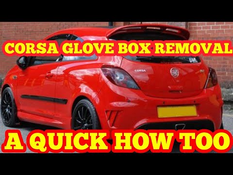 CORSA D GLOVE BOX REMOVAL GUIDE HOW TO, Vauxhall opal +fuse fuse box location