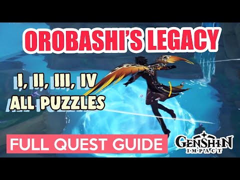 How to: Orobashi’s Legacy: Part I, II, III, IV 🌟 FULL QUEST GUIDE | Genshin Impact