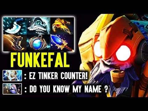 When Funkefal Tinker Goes God Mode - Rip Counter Pick And WTF Plays Dota 2