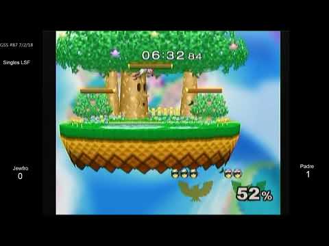 GSS 87 SSBM - Padre (White Falcon) vs. Jewfro (Black Falcon) - Melee LSF