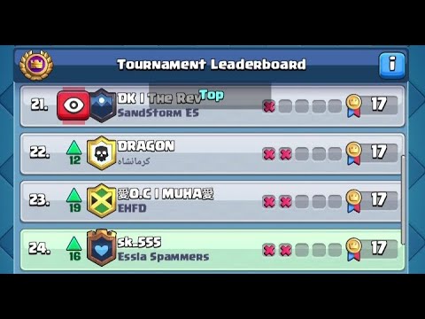 Top 50 Early Global Tournament with 3.0 Xbow — Live Gameplay — Clash Royale