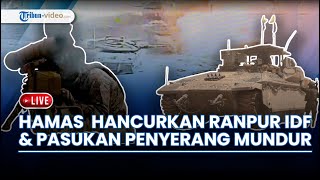 Pasukan Penyerang Israel Dipukul Mundur dari Tepi Barat, Al-Qassam Bunuh & Hancurkan Ranpur IDF