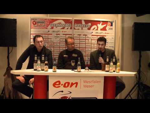 Pressekonferenz webmoebel Baskets - Kirchheim Knights 16.12.2011
