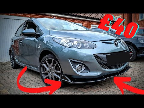 How to fit an eBay £40 universal Splitter on a 2012 Mazda 2 DE Full How To Guide Easy to Fit DIY