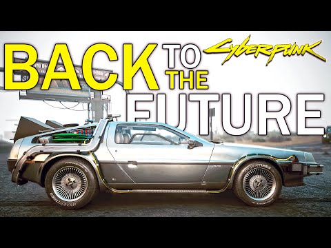 Cyberpunk 2077 | DeLorean DMC-12 (Back to the Future) Mod