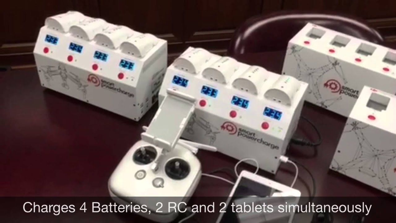 Nabíjecí stanice pro akumulátory Phantom 2