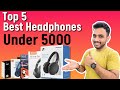 Best 5 Wireless headphones under 5000 ⚡Wireless Headphones with Mic and ANC 🔥
