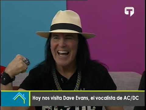 Hoy nos visita Dave Evans, el vocalista de AC/DC