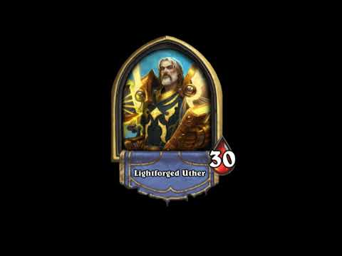 Lightforged Uther All Hero Quotes - Hearthstone
