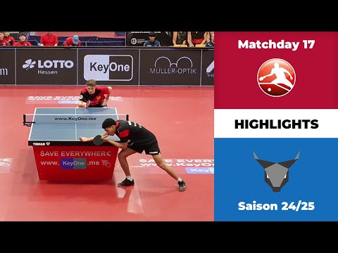TTBL: Bad Homburg vs. Ochsenhausen (Highlights of Matchday 17, Season 2024/2025)