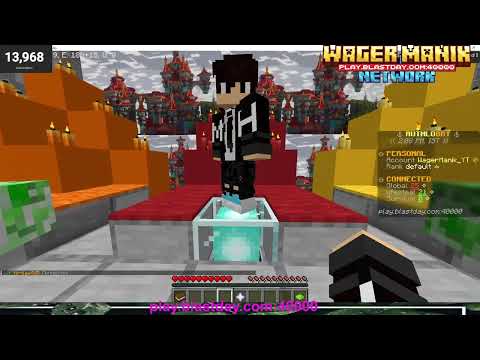 Insane Lifesteal SMP! Join WAGER MANIK Now!!