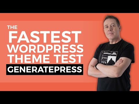 Fastest Theme For WordPress Elementor | GeneratePress 