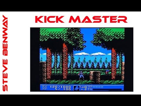 Kick Master on the NES. Gameplay & Commentary