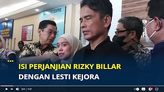Download lagu Isi Perjanjian Rizky Billar dengan Lesti Kejora Tidak Ada Lagi KDRT dan Bakal Jaga Istri mp3