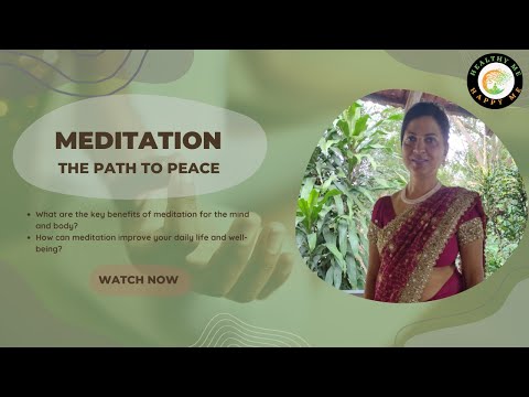 Why do we meditate? What are benefits of Meditation ? by Mrs. Stella Pareira (Yoga Expert)