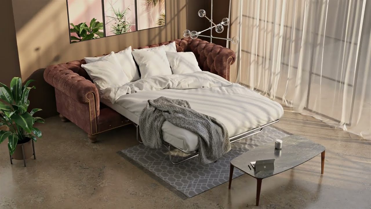 Transform Your Living Space: Beautiful CHESTERFIELD Sofa Sleeper